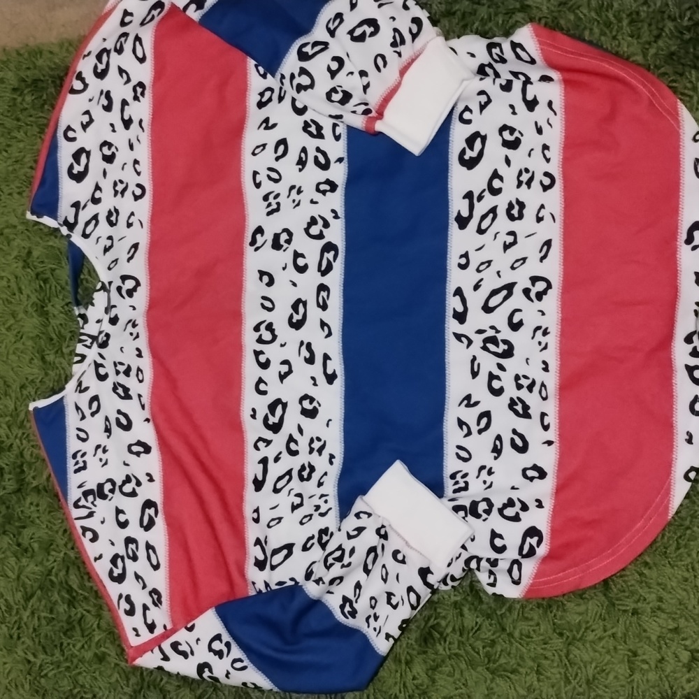 New Shein cheetah leopard print shirt 1xl